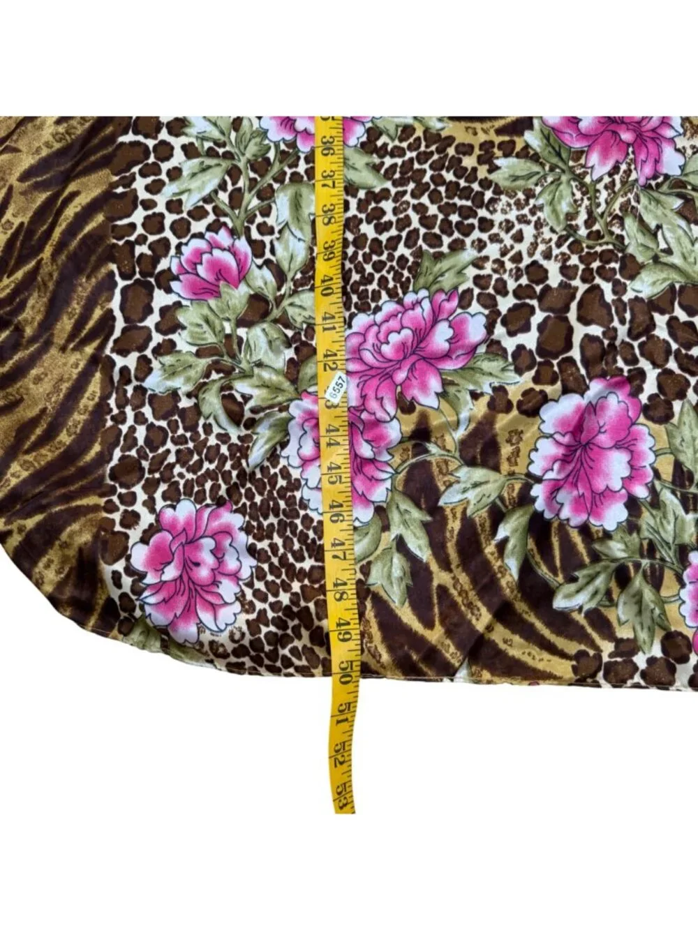 Women's Kaftan Dress One Size Brown Pink Animal  Floral Print V-Neck Loungewear